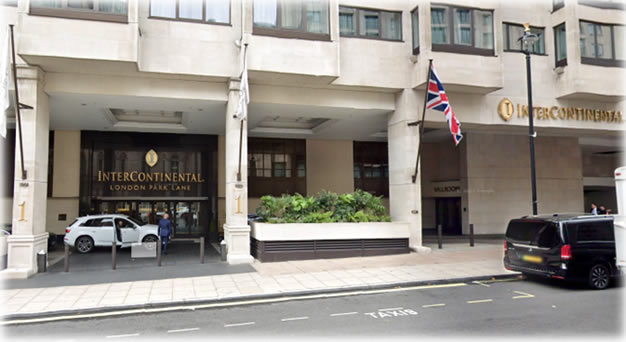 intercontinental park lane hotel london